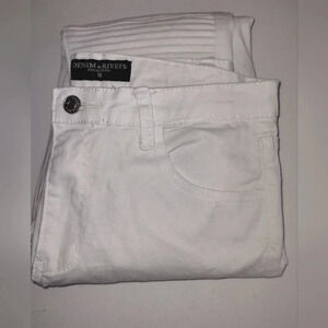 Denim Rivers White Junior Boys Size 18
